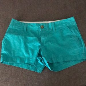 Never used teal shorts size 2